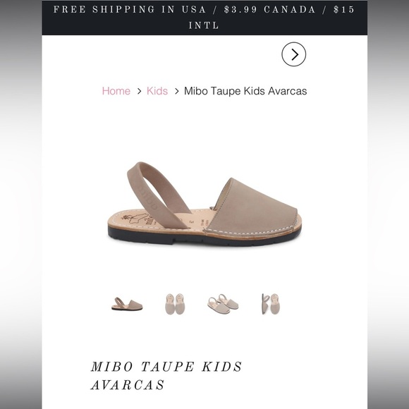 CASTELL Handmade MIBO Menorca TAUPE KIDS AVARCAS size EU 28 US 11 - Picture 12 of 12